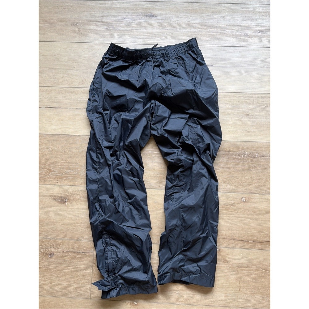 Columbia Rain Pants Mens Sz XL Black Waterproof Breathable Omni Tech Lightweight